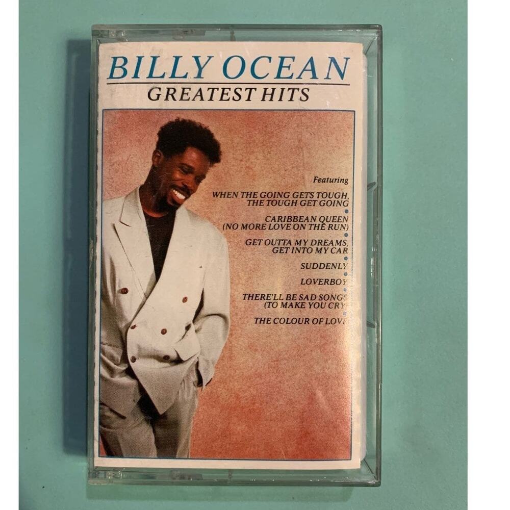 Vintage Billy Ocean Greatest Hits Cassette Tape 1989 Jive R&B Colour of Love